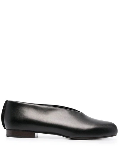 Shop Lemaire Flat Shoes Black