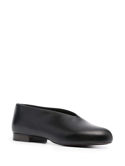 Shop Lemaire Flat Shoes Black