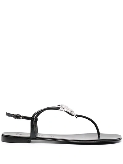 Shop Giuseppe Zanotti Sandals Black