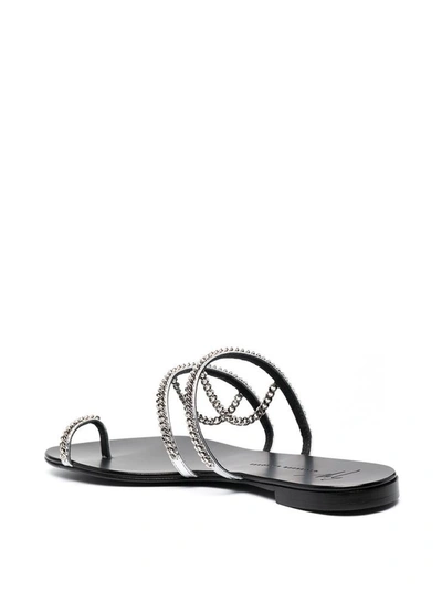 Shop Giuseppe Zanotti Sandals Silver