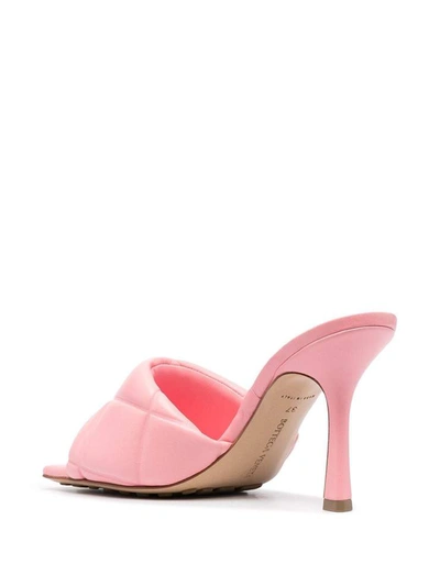 Shop Bottega Veneta Sandals In Rosa