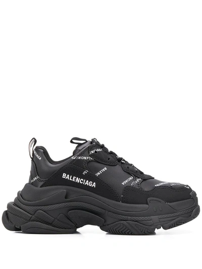 Shop Balenciaga Sneakers Black