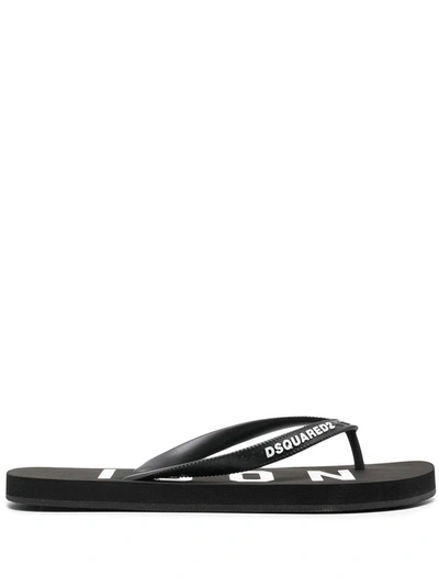 Shop Dsquared2 Sandals Black