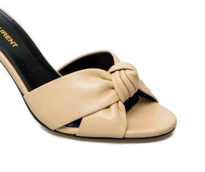 Shop Saint Laurent Sandals In Cotton