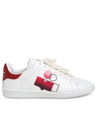 Shop Isabel Marant White Billyo Sneakers