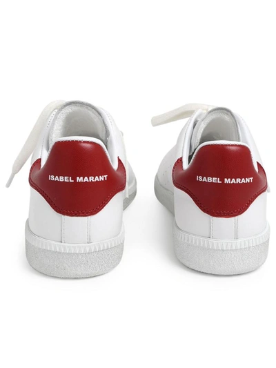 Shop Isabel Marant White Billyo Sneakers