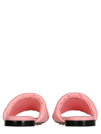 Shop Bottega Veneta The Lido Flat Rubber Sandals In Pink