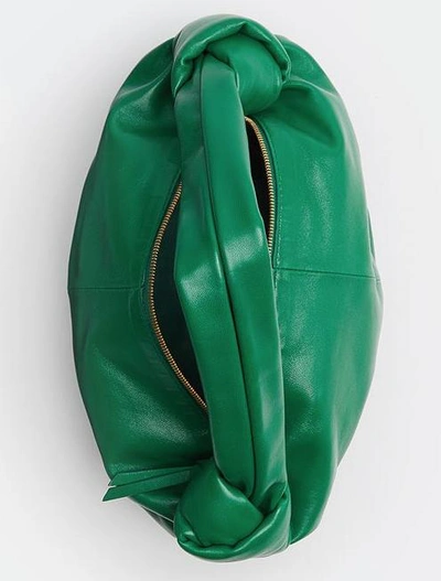 Shop Bottega Veneta Bags In Racing Green-gold