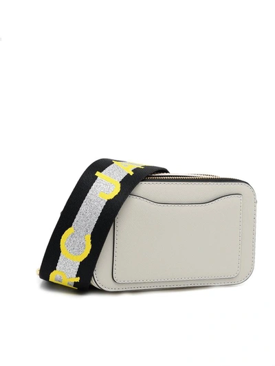 Shop Marc Jacobs Grey Mj Snapshot Crossbody Bag