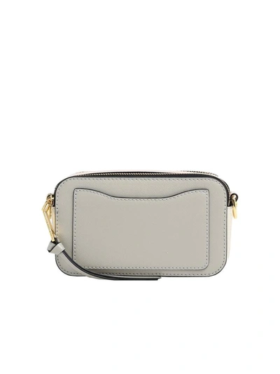 Shop Marc Jacobs Grey Mj Snapshot Crossbody Bag