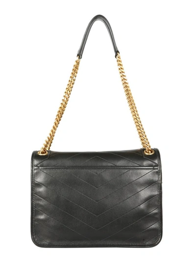 Shop Saint Laurent Medium Niki Bag In Black