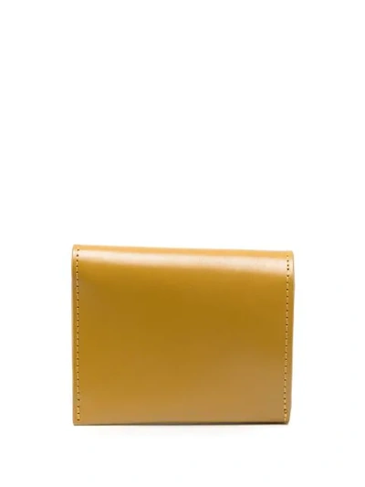 Shop Ally Capellino Folded Cardholder In Yellow
