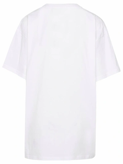 Shop Moschino White Maxi Orso T-shirt