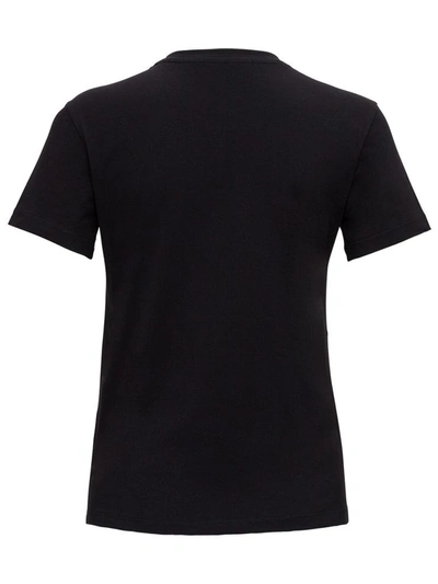 Shop Msgm T-shirt With Logo Print In Black