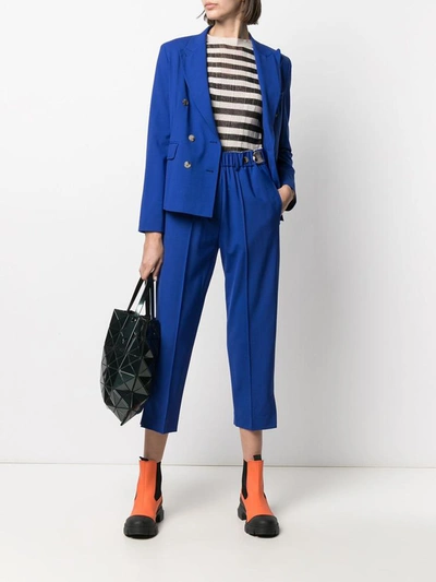 Shop Alysi Trousers Blue