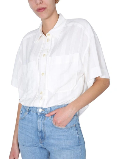 Shop Iro Tanor Shirt In White