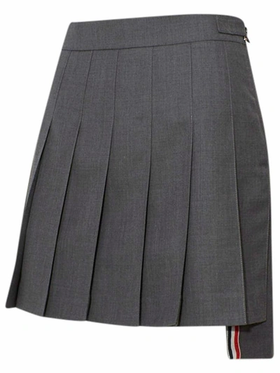 Shop Thom Browne Grey Skirt