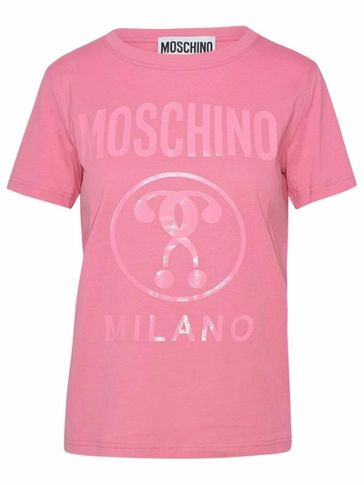 Shop Moschino Pink T-shirt