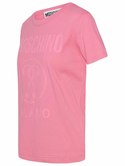 Shop Moschino Pink T-shirt