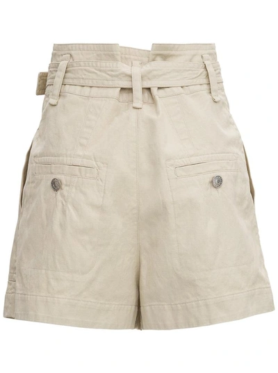 Shop Isabel Marant Étoile Beige Jersey Parana Shorts