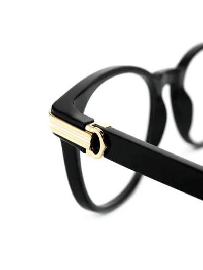Shop Cartier C De  Glasses In Black