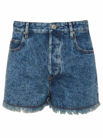 Shop Isabel Marant Étoile Blue Lesiasr Shorts