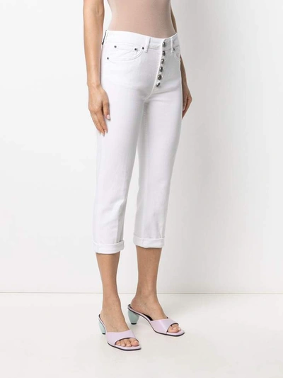 Shop Dondup Jeans White