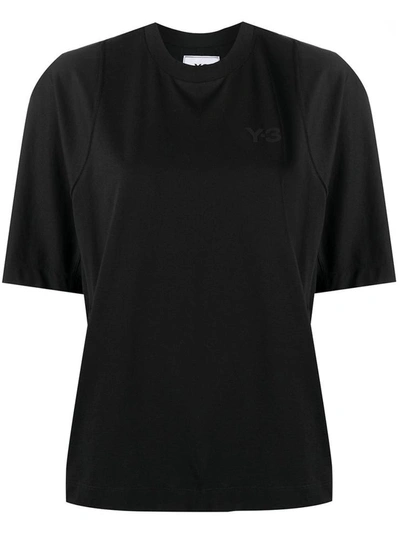 Shop Y-3 T-shirts And Polos Black