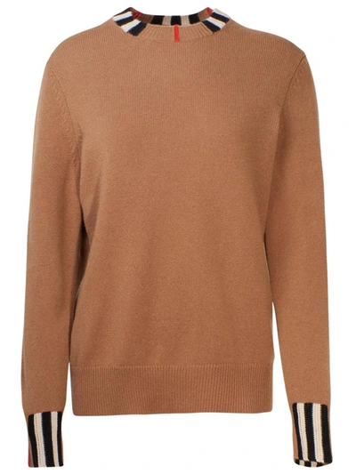 Shop Burberry Beige Eyre Sweater