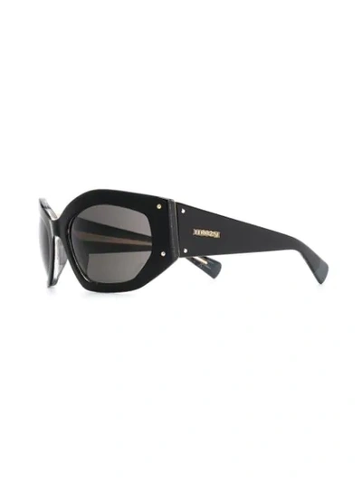 Shop Missoni Round-frame Sunglasses In Black