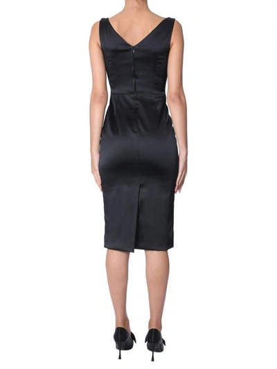 Shop Dolce & Gabbana Bustier Dress In Black