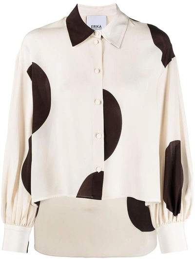 Shop Erika Cavallini Semi-couture Shirts White
