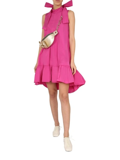 Shop Red Valentino Midi Dress In Pink