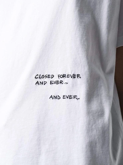 Shop Closed T-shirts And Polos White