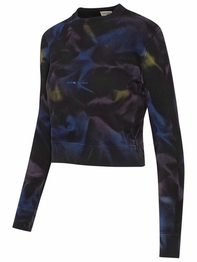 Shop Saint Laurent Multicolor Sweatshirt In Pattern