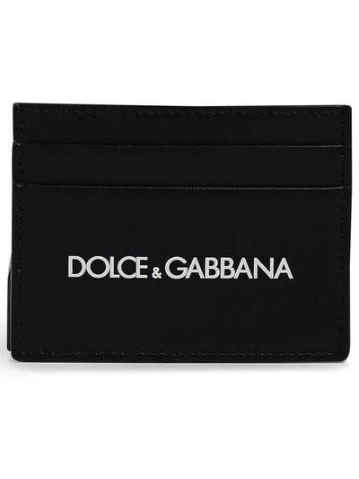 Shop Dolce & Gabbana Black Island Card Holder