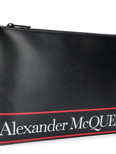 Shop Alexander Mcqueen Wallets In Nero