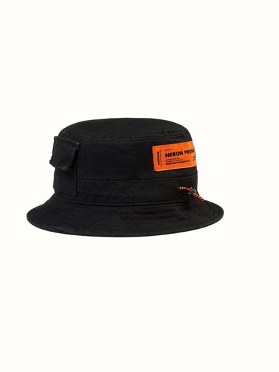 Shop Heron Preston Hats Black