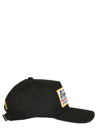 Shop Dsquared2 Baseball Cap In Black