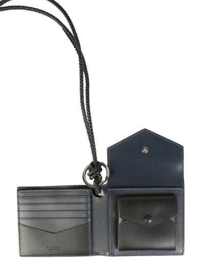 Shop Givenchy Small Antigona Wallet In Black