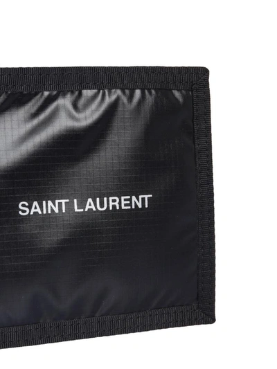 Shop Saint Laurent Bifold Wallet In Black
