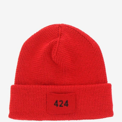 Shop 424 Hats In Rosso