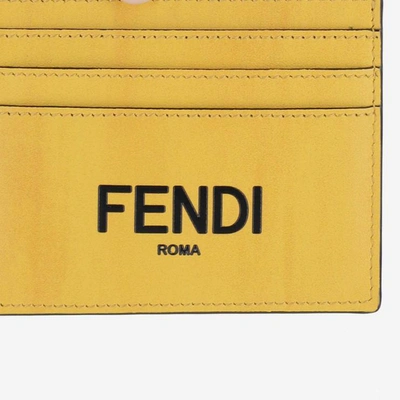 Shop Fendi Wallets In Giallo