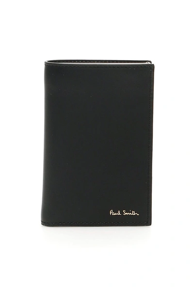 Shop Paul Smith Photo Print Bifold Cardholder In Black