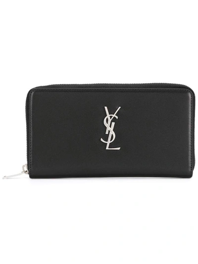 Shop Saint Laurent Wallets In Nero