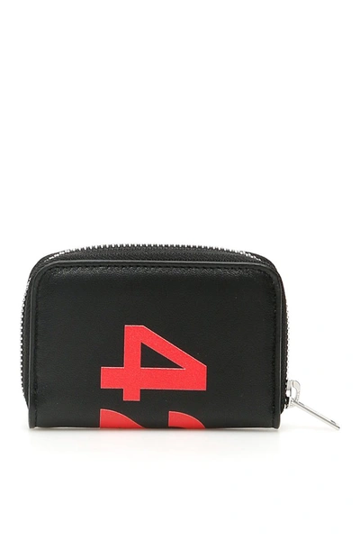 Shop 424 Cardholder Pouch With Logo In Black