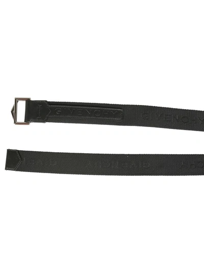 Shop Givenchy Webbing Belt In Black