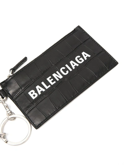 Shop Balenciaga Wallets In Nero