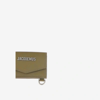 Shop Jacquemus Wallets In Khaki