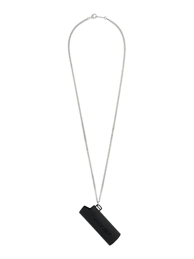 Shop Ambush Necklace With Lighter Holder In Black